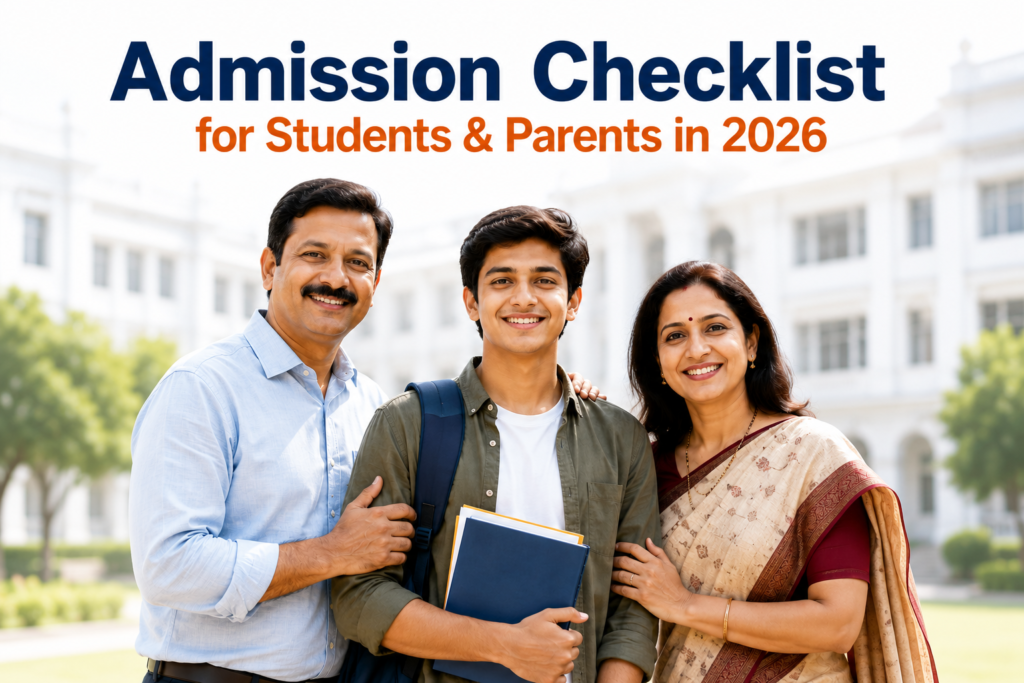 Admission Checklist for Students & Parents in 2026